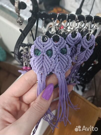 Серьги ручная работа