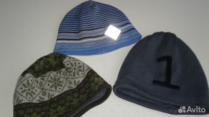 Шапки на мальчика 7-10 лет