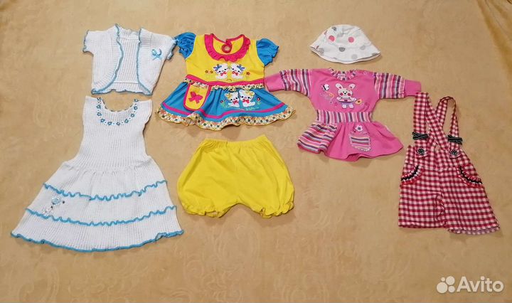Вещи на девочку от 0 до года (пакетом)