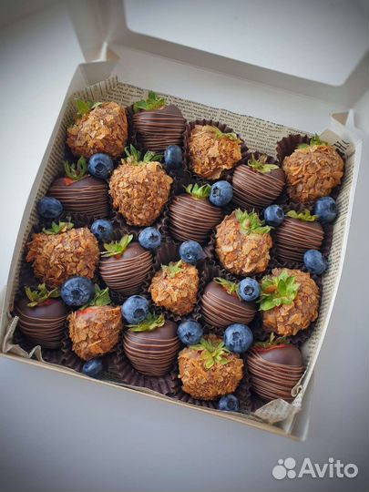 Клубника в бельгийском шоколаде в наличии