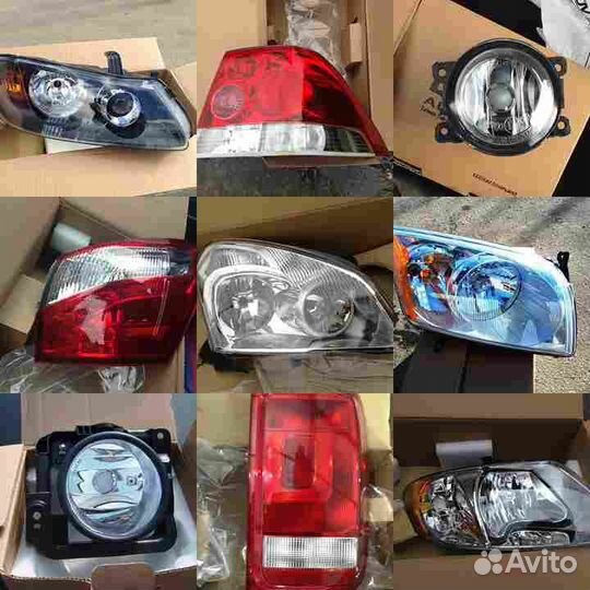 206 Молдинг под фару левый+правый (комплект) тюнин