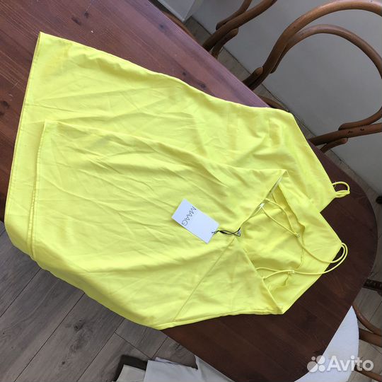 Платье сарафан zara maag lime новое XS S