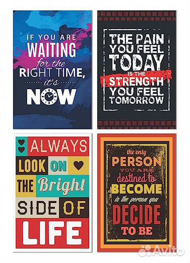 Постер плакат на стену на английском языке