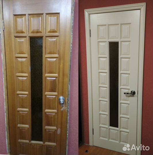 Реставрация и покраска межкомнатных дверей