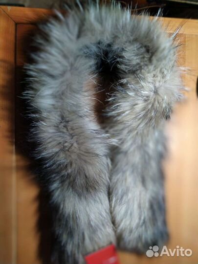 Меховой воротник енот