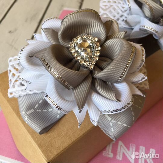 Бантики для волос ручной работы