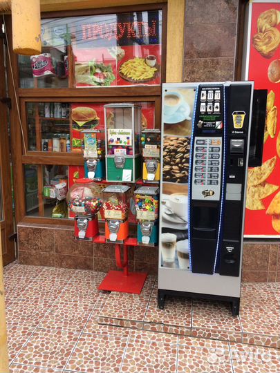 Установка кофейных торговых автоматов