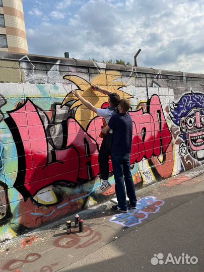 Граффити оформление (роспись стен)