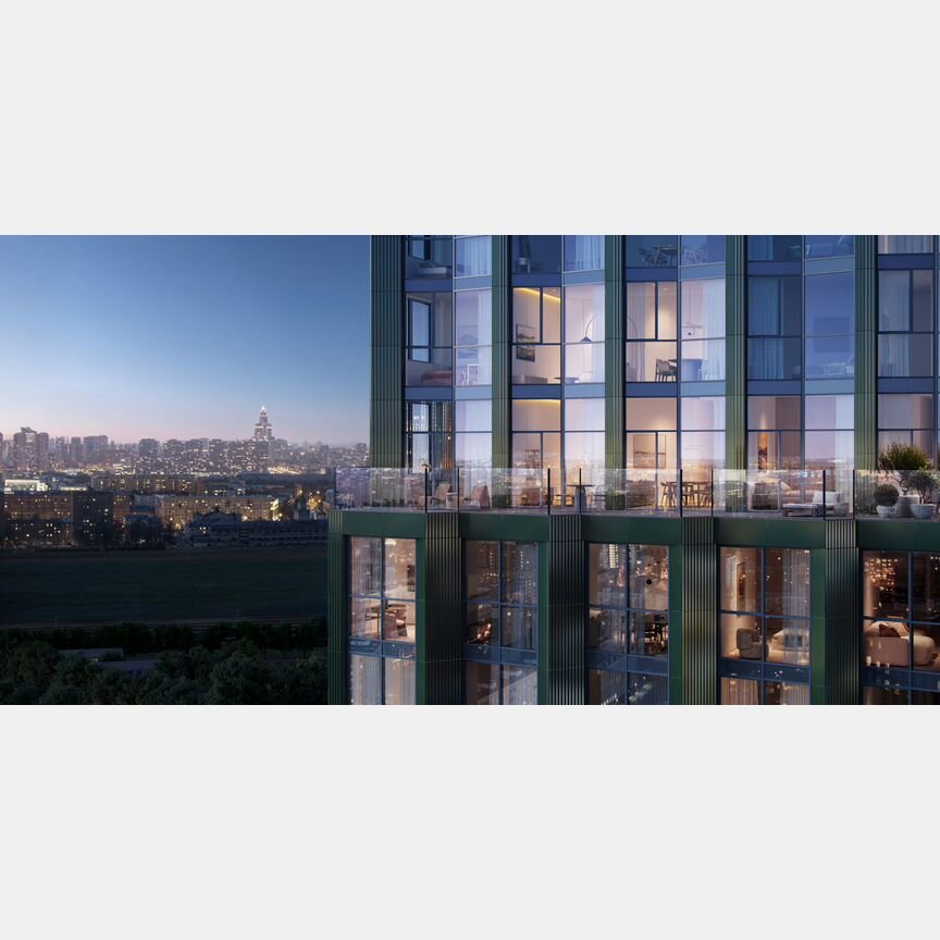 4-к. квартира, 87,8 м², 6/33 эт.