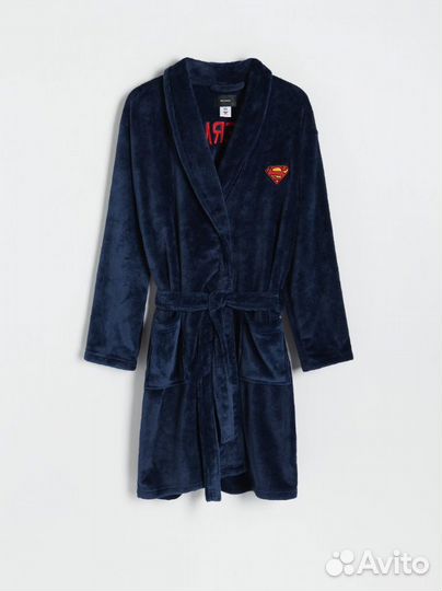 Халат Reserved Superman тёмно-синий