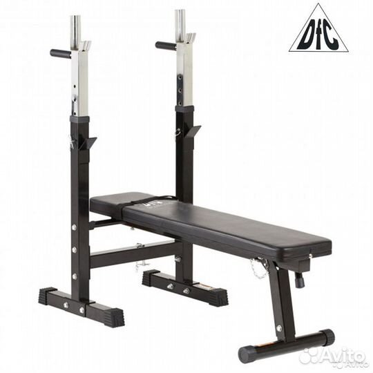 Скамья со стойками под штангу DFC dbch2B / dbch2W
