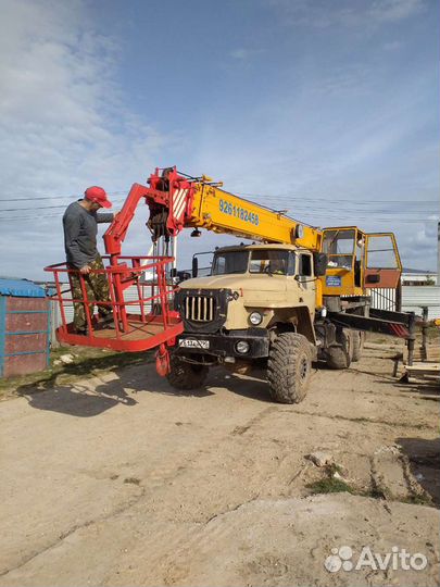 Аренда и услуги автокрана, 16 т, 18 м, с гуськом 7 м