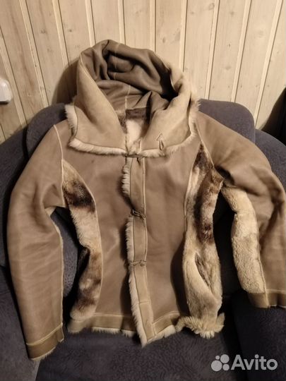 Дубленка женская двусторонняя