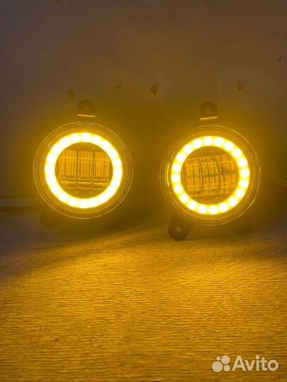 Led птф на ГАЗЕЛЬ-приора-Шевроле Нива 4 режима