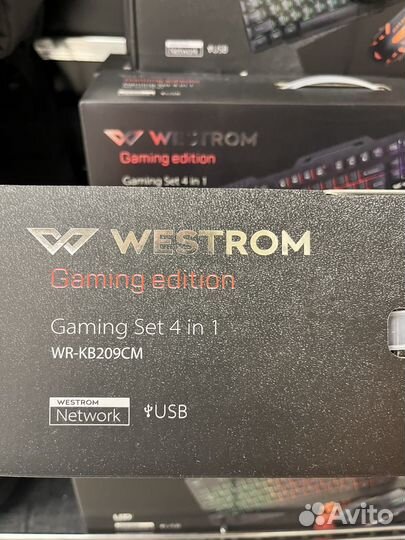 Набор геймера: мышь, наушники, клавиатура