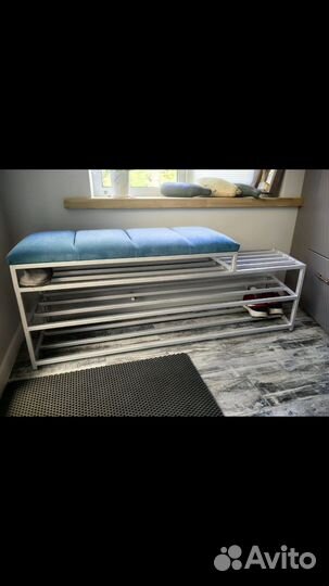 Банкетка в прихожую лофт