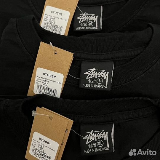 Stussy Лонгсливы Новые Оригинал