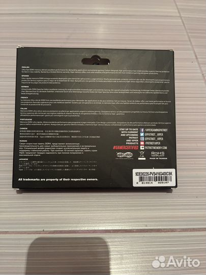 Patriot viper steel ddr4 4000 2*8 kit