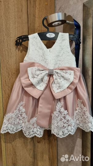 Нарядное платье для девочки 92