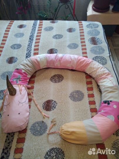 Мягкая змейка единорожка