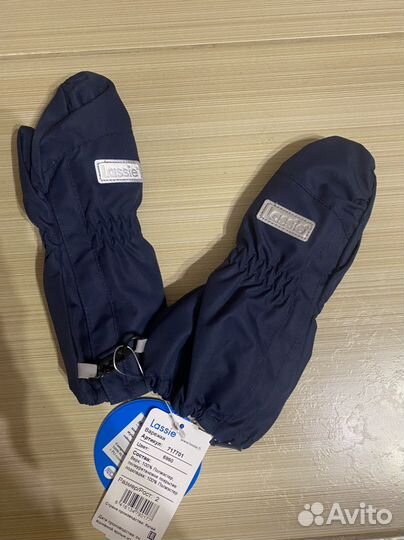 Варежки демисезонные 2 lassie новые