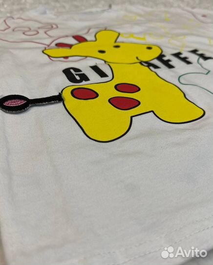 Костюм футболка и джинсовые шорты 120 116 110