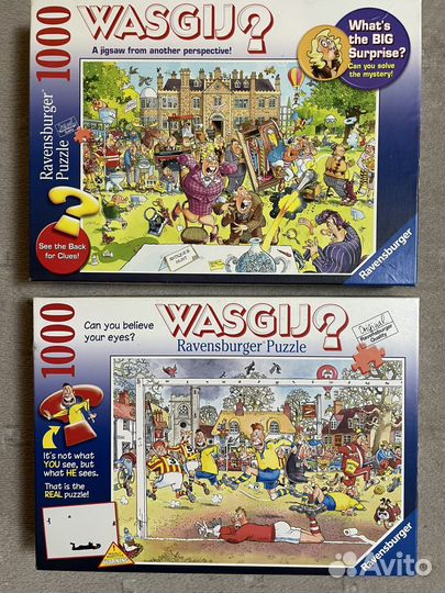 Пазлы Wasgij Ravensburger и Jumbo