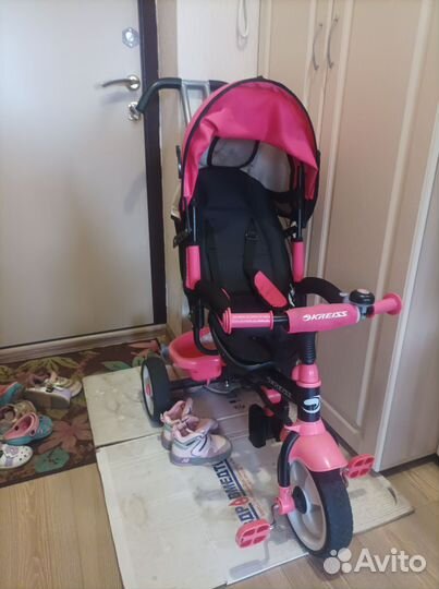 Детский велосипед коляска kreiss