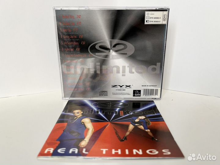 Фирменный CD диск 2 Unlimited Real Things 1994 Ори