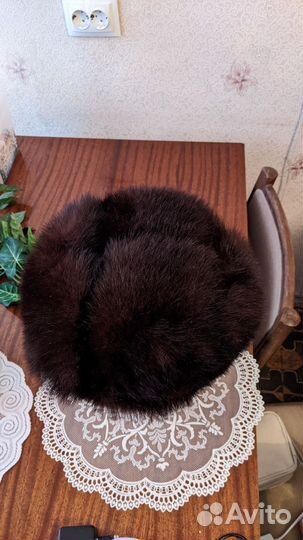 Мужская шапка из натурального меха