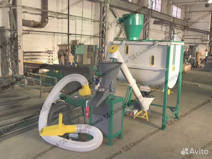 Линия гранулирования комбикормов