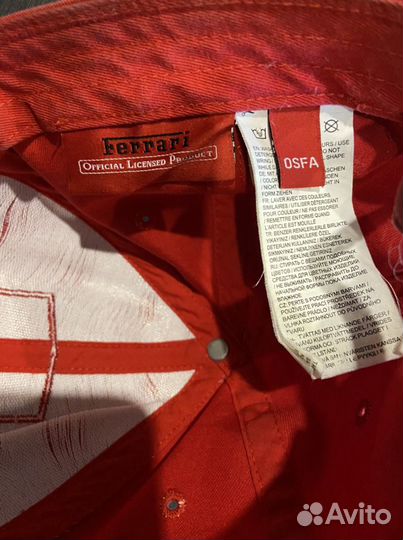 Бейсболка Ferrari