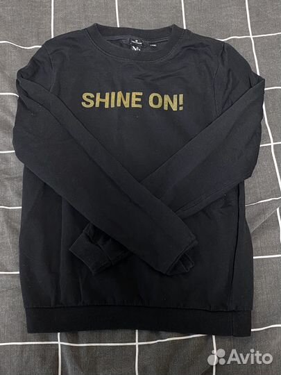 Свитшот женский с надписью в стиле гранж