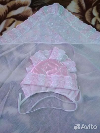 Конверт на выписку для девочки лето