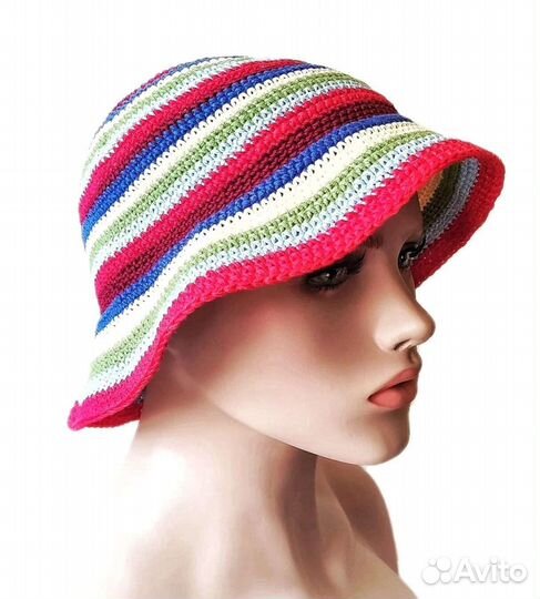 Панамы вязаные. Шляпки Новые
