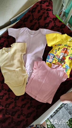 Вещи пакетом на девочку 68-74