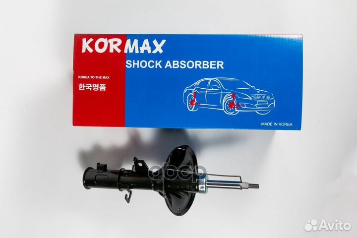 Стойка газомасляная передняя правая /333490