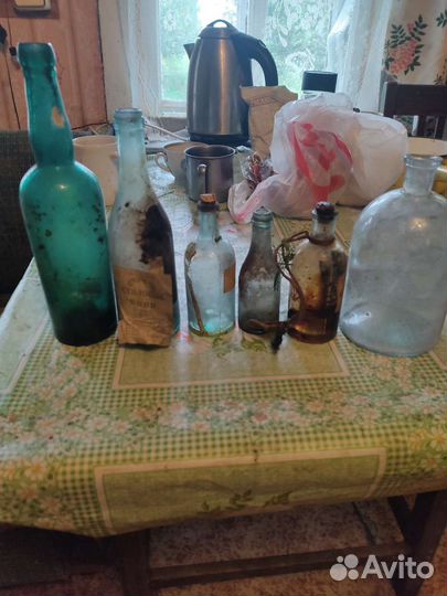 Старинная бутылка из под пива