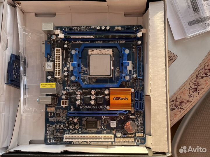 Материнская плата asrock n68-vgs3 uss