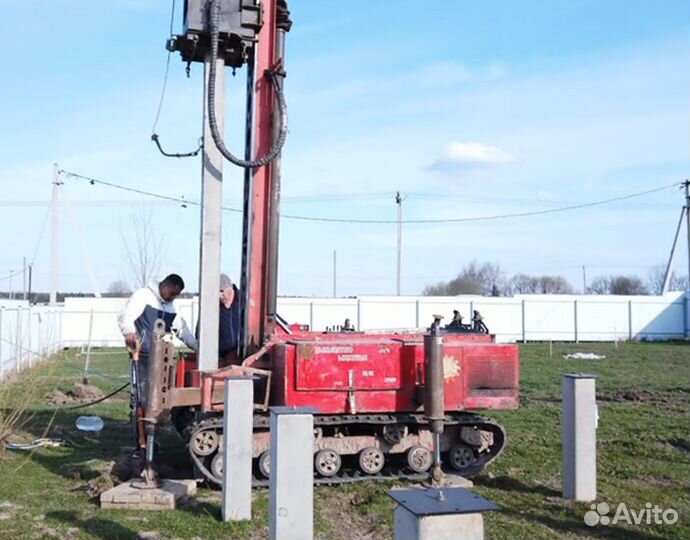 Монтаж винтовых свай, Шаховская