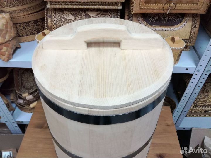 Кадка кедровая для солений 40 литров