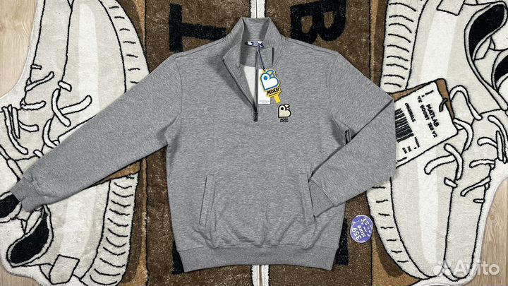 Джемпер 1/4 zip Mind Error Grey