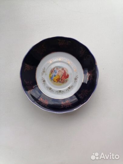 Блюдце Мадонна cobalt M-Z