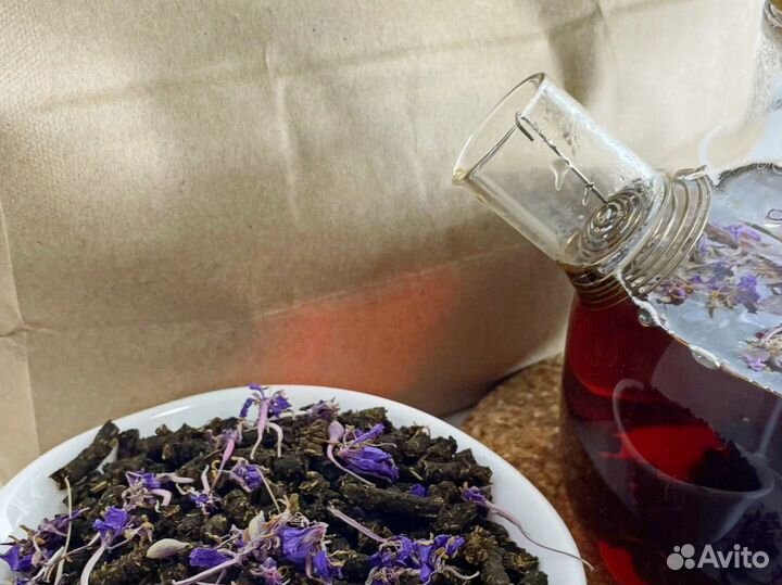 Иван-чай с цветами 1 килограмм 2023, крепкий