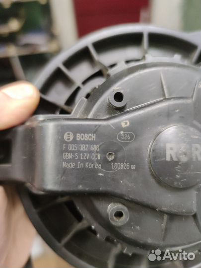 Моторчик печки Kia Rio 3 Солярис 2011-2017