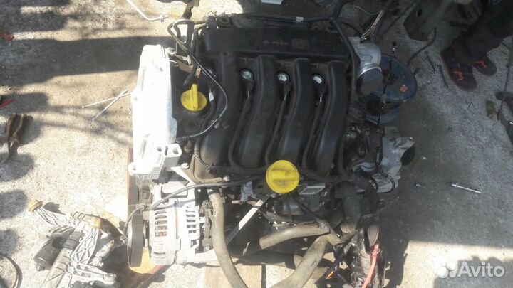 Двигатель бензин рено сценик 1.6 K4M 700