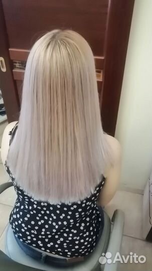 Мелирование тонкими прядями. Стрижки креат и клас