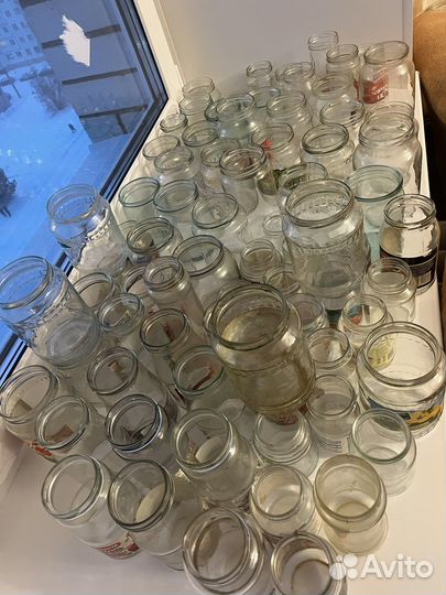 Банки стеклянные, от 200 мл до 1 литра