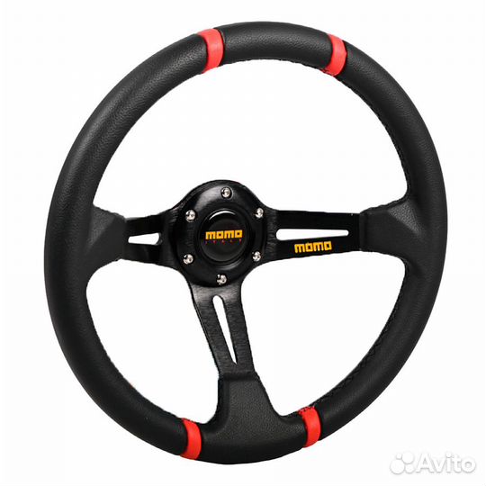 Спортивный руль momo на все авто