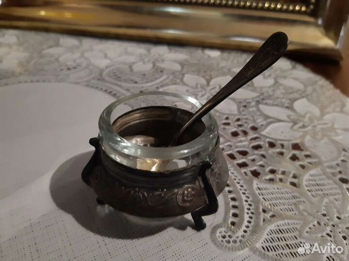 Солонка мельхиор СССР